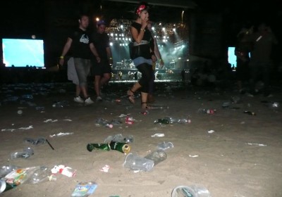Sziget fesztivál alulról